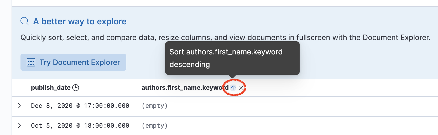 "Sort by name"