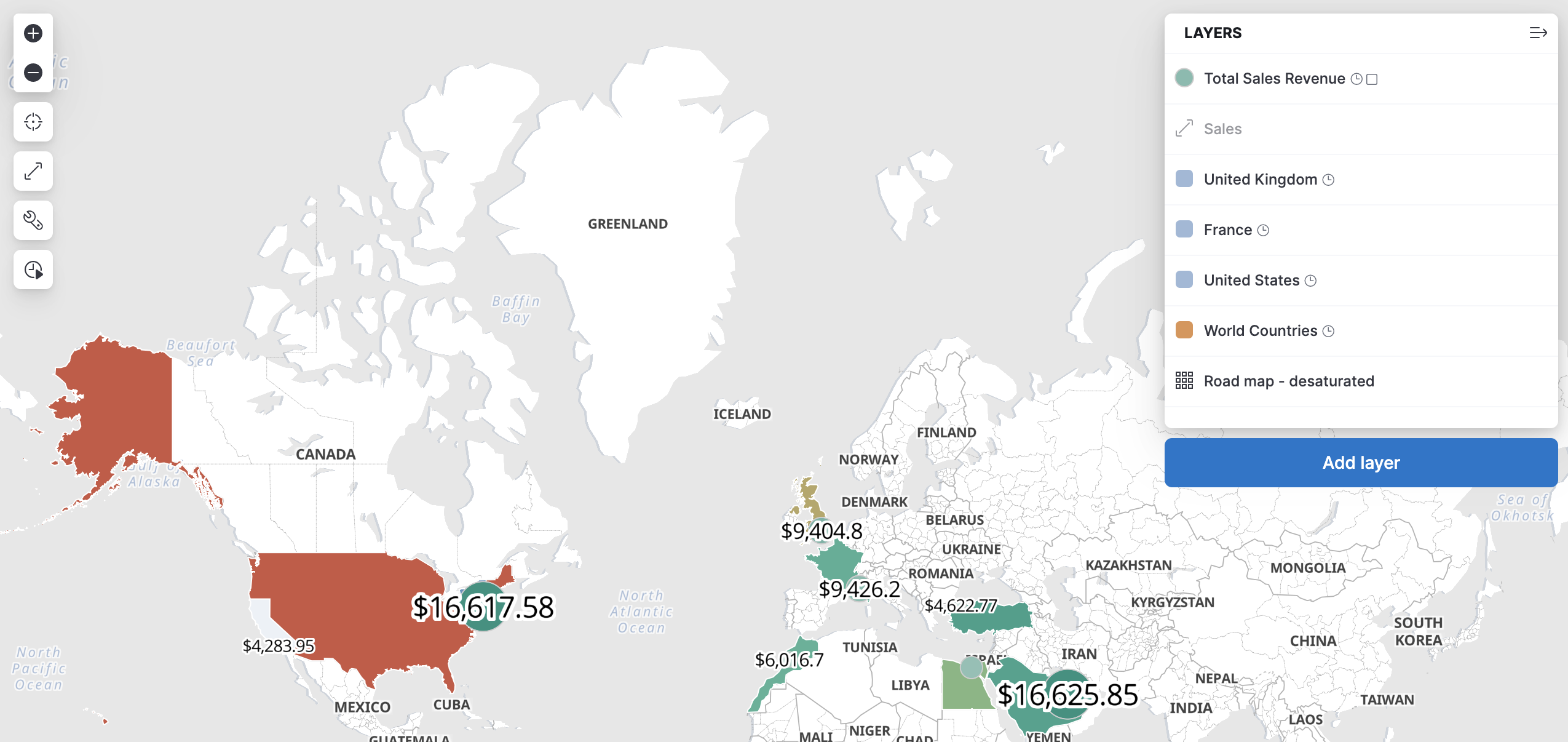 "eCommerce map"